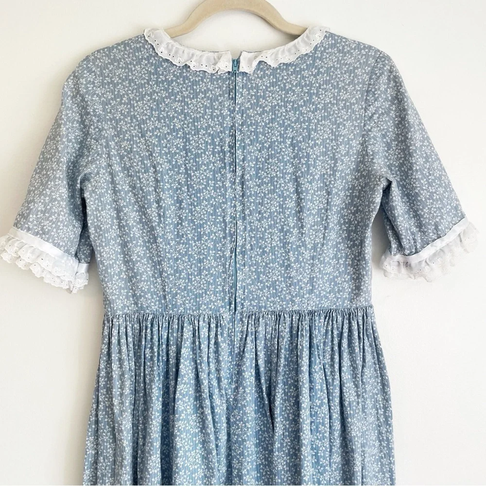 VINTAGE prairie dress cottagecore floral maxi renaissance Yellowstone country